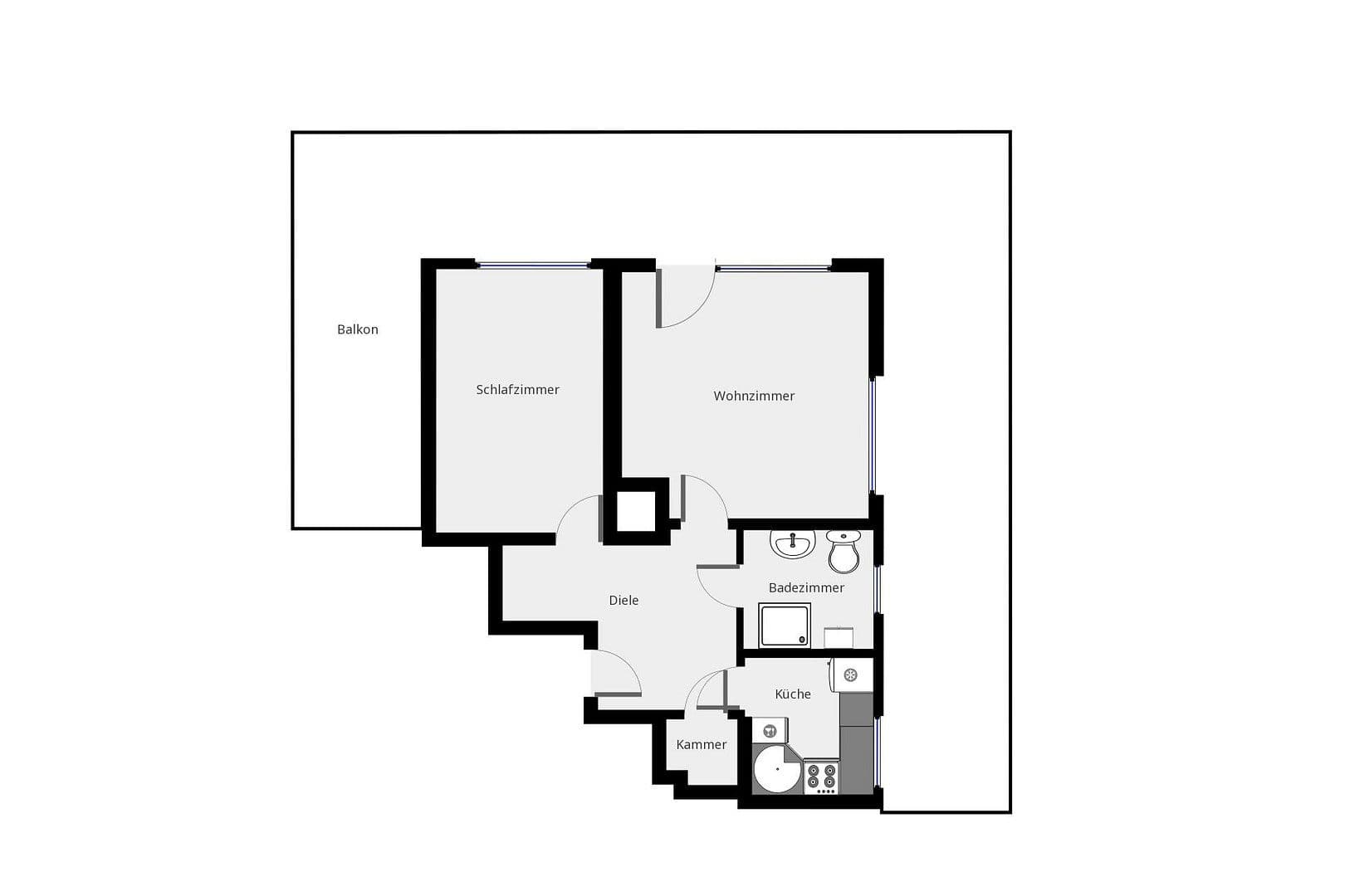 Pronájem bytu 2+1 74 m², Heidewinkel 17, Hamburg, Hamburg Pronájem bytu 2+1 74 m², Heidewinkel 17, Hamburg, Hamburg