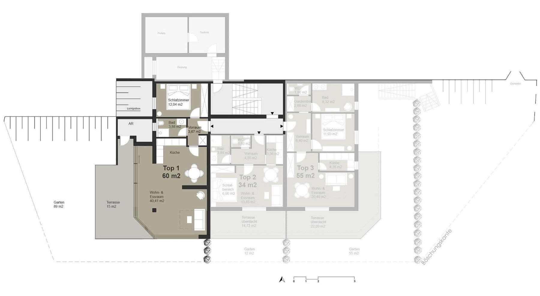 Prodej bytu 2+1 60 m², Millstatt am See, Korutany Prodej bytu 2+1 60 m², Millstatt am See, Korutany