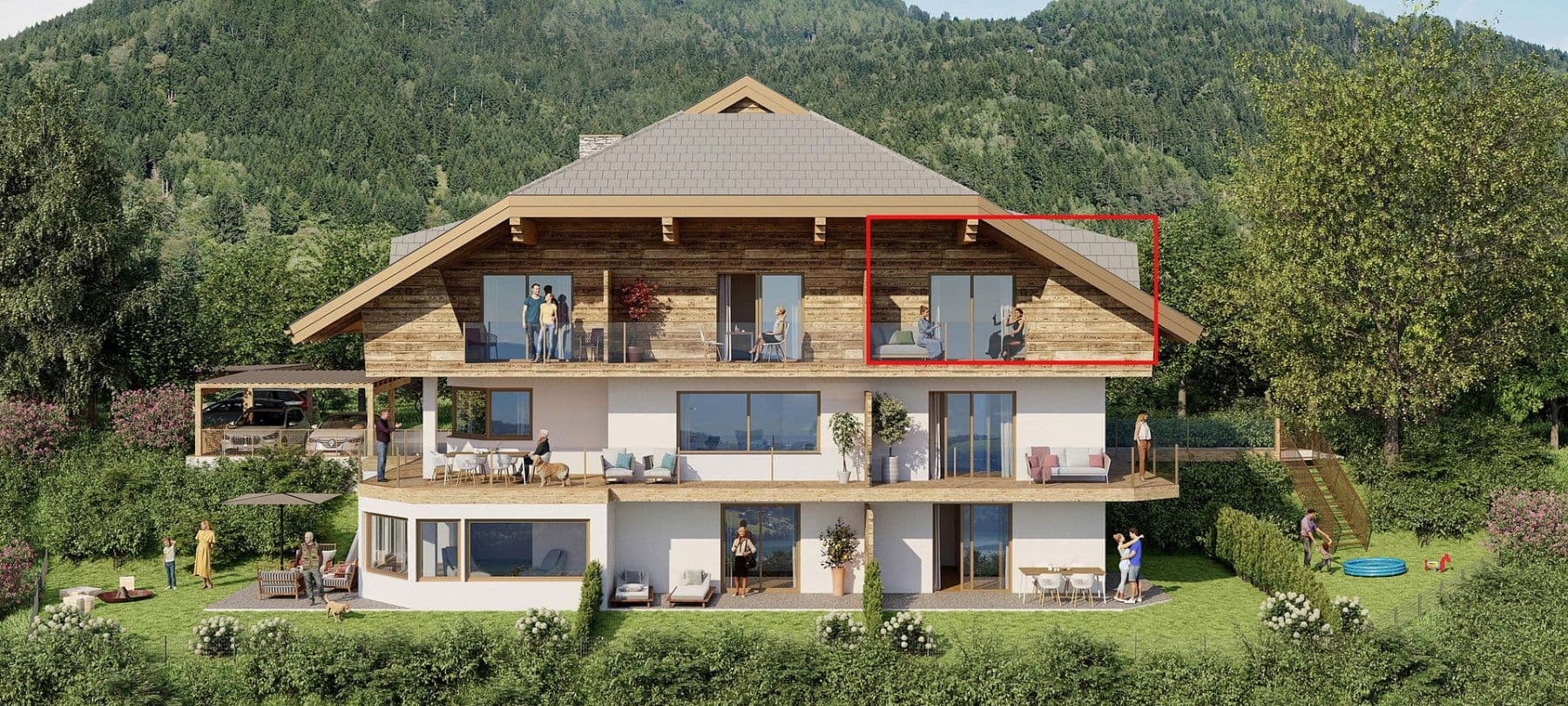 Prodej bytu 2+1 63 m², Millstatt am See, Korutany Prodej bytu 2+1 63 m², Millstatt am See, Korutany