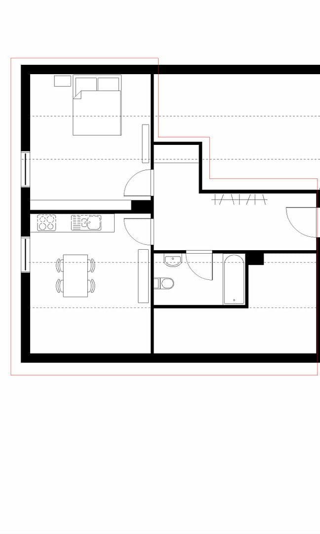 Pronájem bytu 1+kk 49 m², Sinntal, Hessen Pronájem bytu 1+kk 49 m², Sinntal, Hessen