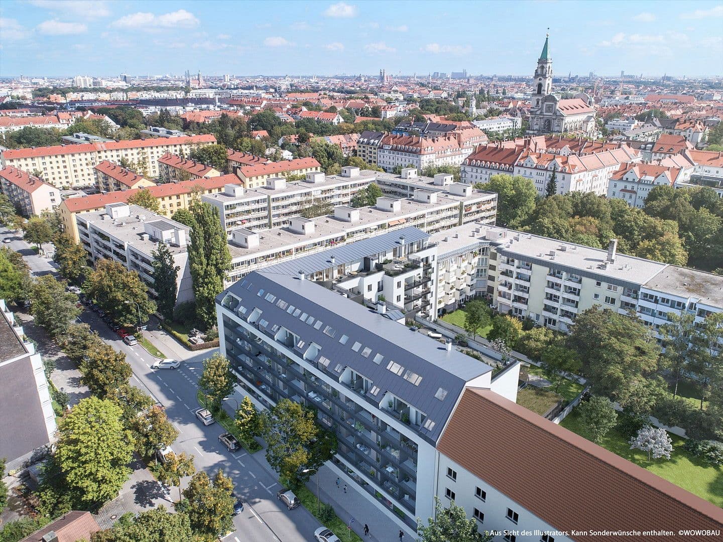 Pronájem bytu 1+1 21 m², Konrad-Peutinger-Straße 2a, München - Sendling-Westpark, Bavorsko Pronájem bytu 1+1 21 m², Konrad-Peutinger-Straße 2a, München - Sendling-Westpark, Bavorsko