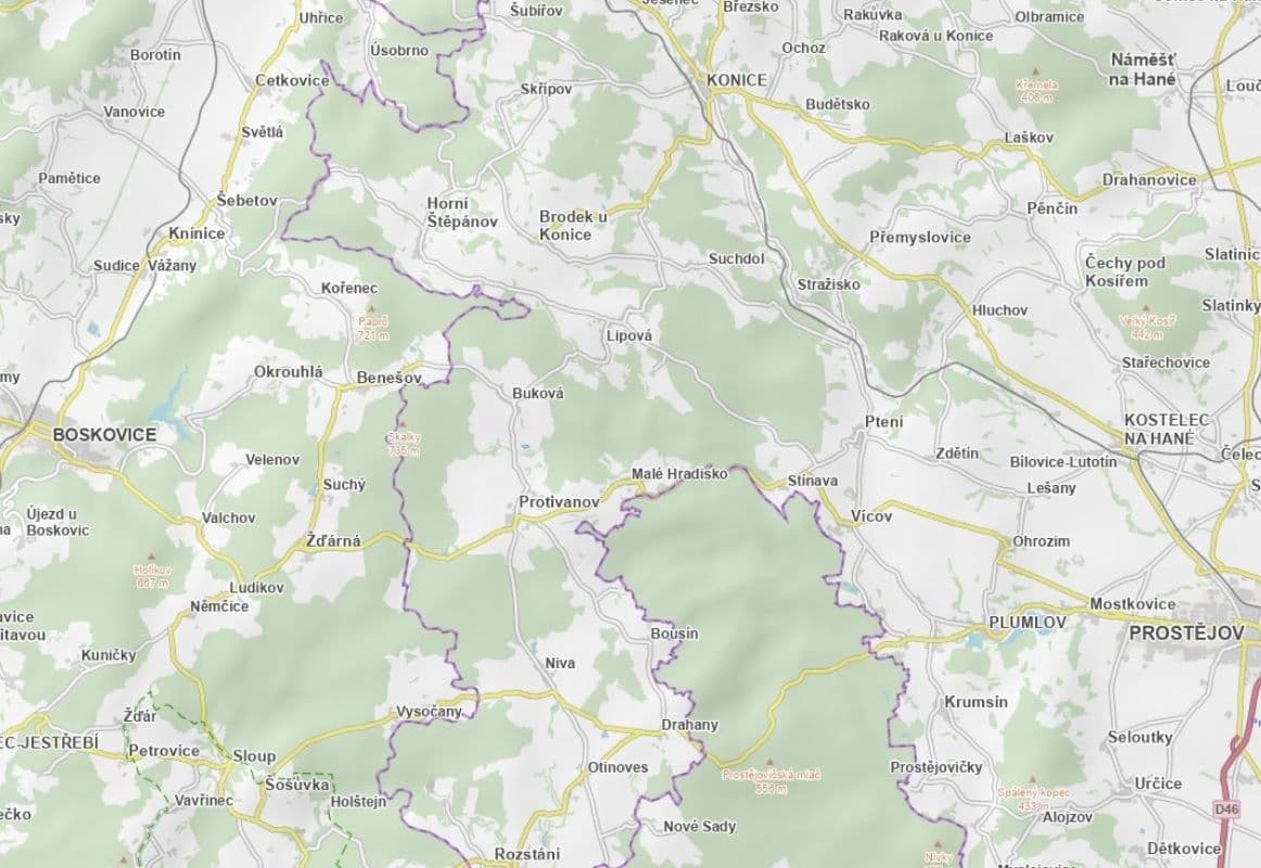 Prodej pozemku 12.826 m², Buková, Olomoucký kraj Prodej pozemku 12.826 m², Buková, Olomoucký kraj