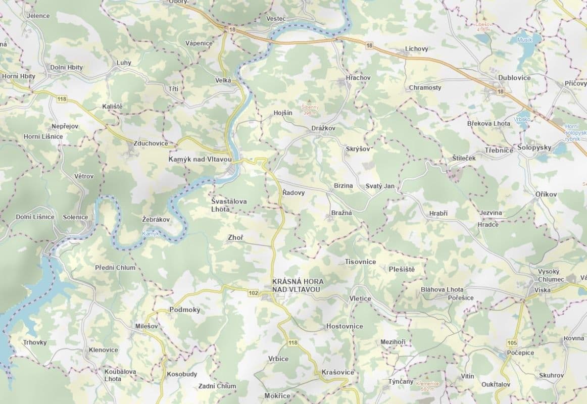 Prodej pozemku 1.056 m², Kamýk nad Vltavou, Středočeský kraj Prodej pozemku 1.056 m², Kamýk nad Vltavou, Středočeský kraj
