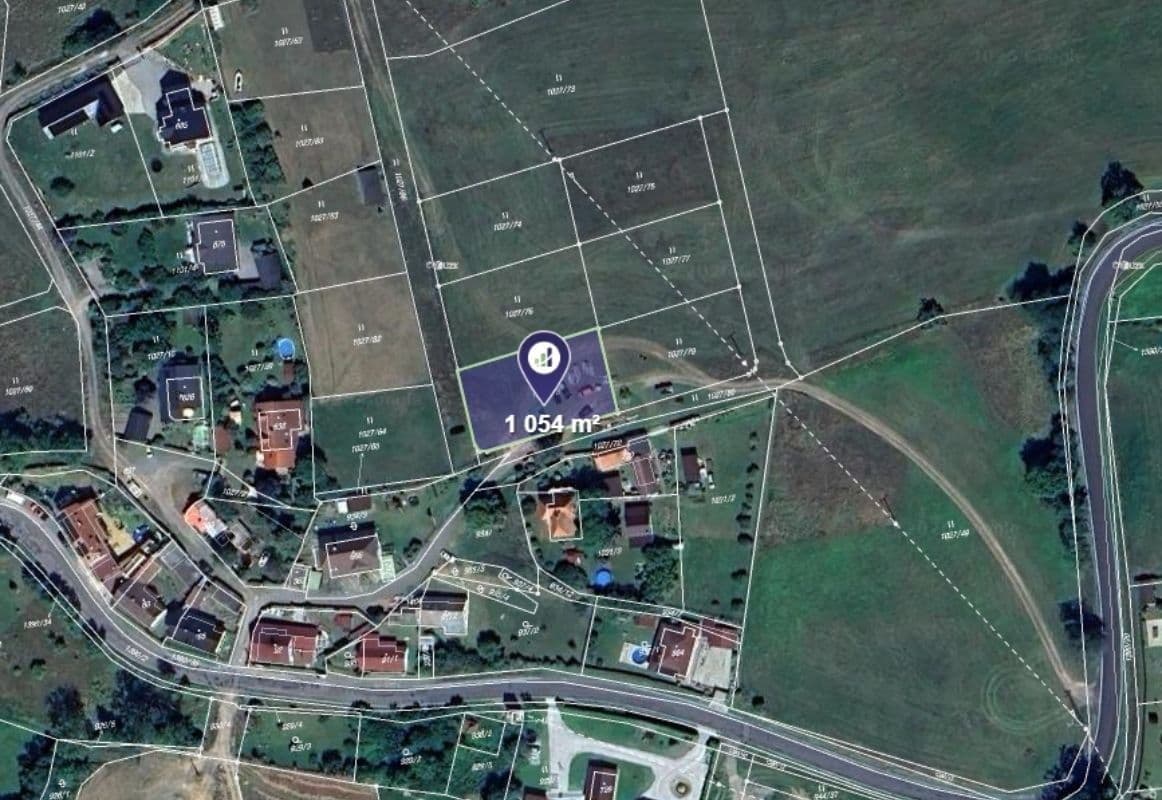 Prodej pozemku 1.054 m², Kamýk nad Vltavou, Středočeský kraj Prodej pozemku 1.054 m², Kamýk nad Vltavou, Středočeský kraj