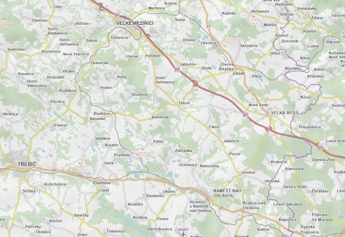 Prodej pozemku 23.969 m², Tasov, Kraj Vysočina Prodej pozemku 23.969 m², Tasov, Kraj Vysočina