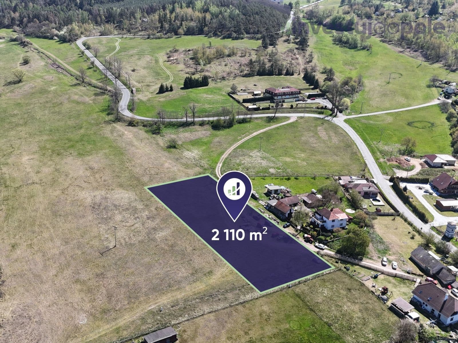 Prodej pozemku 2.110 m², Kamýk nad Vltavou, Středočeský kraj Prodej pozemku 2.110 m², Kamýk nad Vltavou, Středočeský kraj