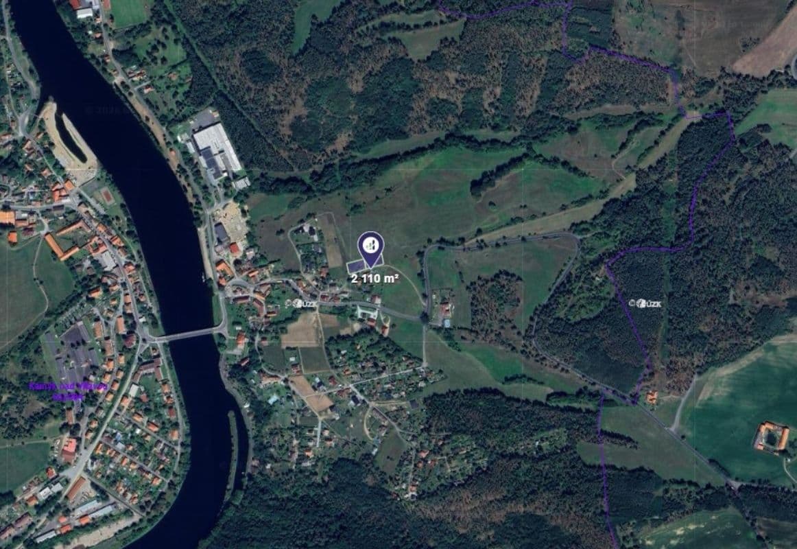 Prodej pozemku 2.110 m², Kamýk nad Vltavou, Středočeský kraj Prodej pozemku 2.110 m², Kamýk nad Vltavou, Středočeský kraj