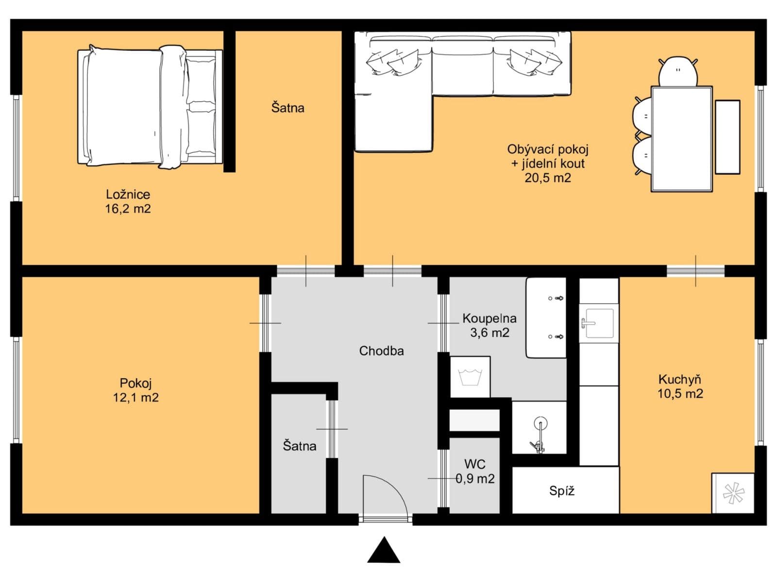 Prodej bytu 3+1 70 m², Puškinova, Vyškov, Jihomoravský kraj Prodej bytu 3+1 70 m², Puškinova, Vyškov, Jihomoravský kraj