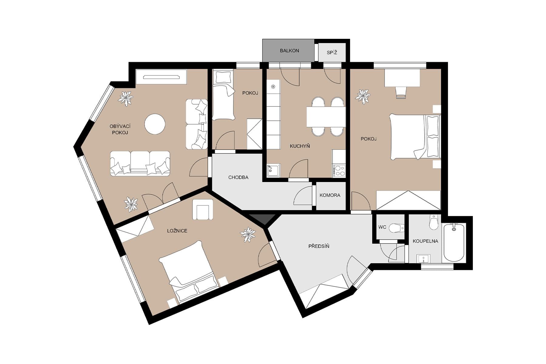 Prodej bytu 4+1 115 m², U Smaltovny, Praha, Praha Prodej bytu 4+1 115 m², U Smaltovny, Praha, Praha