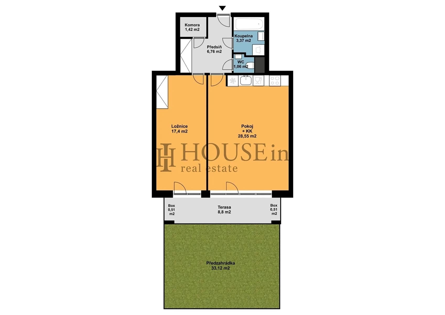 Pronájem bytu 2+kk 59 m², Obvodová, Praha, Praha Pronájem bytu 2+kk 59 m², Obvodová, Praha, Praha