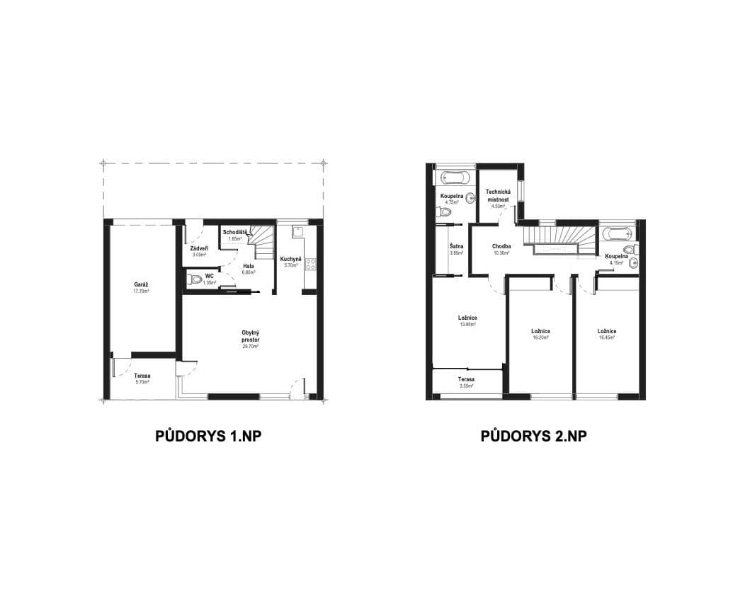 Prodej domu 125 m², pozemek 185 m², Terasy IV, Unhošť, Středočeský kraj Prodej domu 125 m², pozemek 185 m², Terasy IV, Unhošť, Středočeský kraj