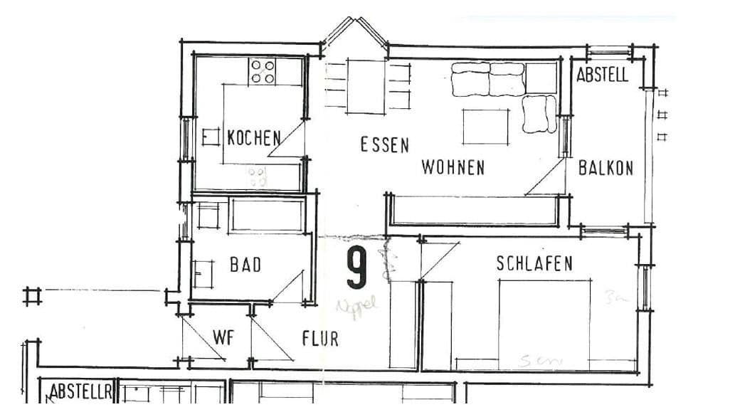 Pronájem bytu 2+kk 59 m², Stuttgarter Str. 41, Herrenberg, Bádensko-Württembersko Pronájem bytu 2+kk 59 m², Stuttgarter Str. 41, Herrenberg, Bádensko-Württembersko
