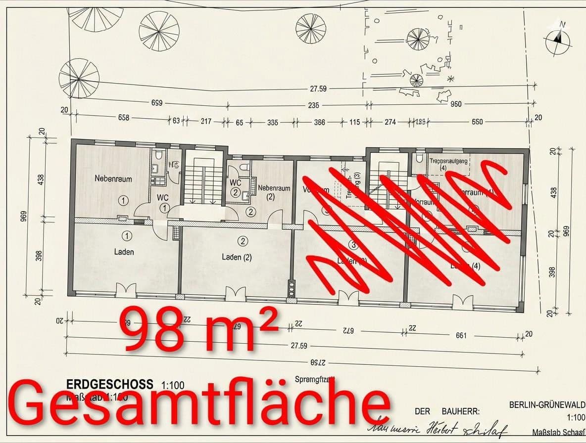 Pronájem nebytového prostoru 98 m², Sprengelstraße 17, Berlin, Berlín Pronájem nebytového prostoru 98 m², Sprengelstraße 17, Berlin, Berlín