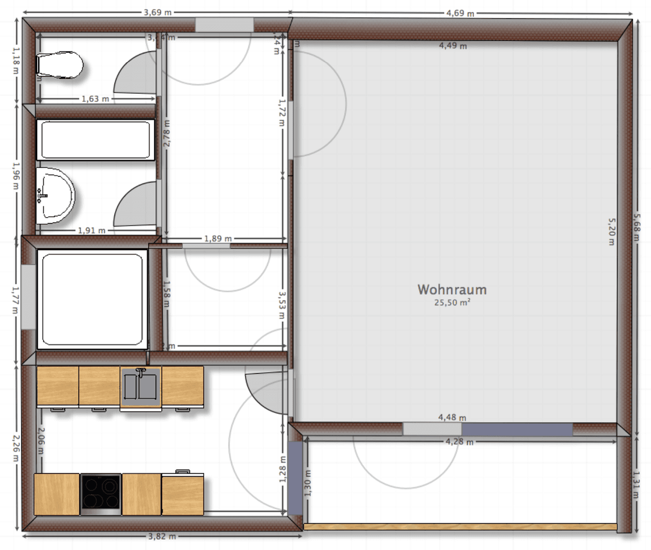 Pronájem bytu 1+kk 40 m², Universumstrasse, Wien, 20. Bezirk, Brigittenau, Wien Pronájem bytu 1+kk 40 m², Universumstrasse, Wien, 20. Bezirk, Brigittenau, Wien