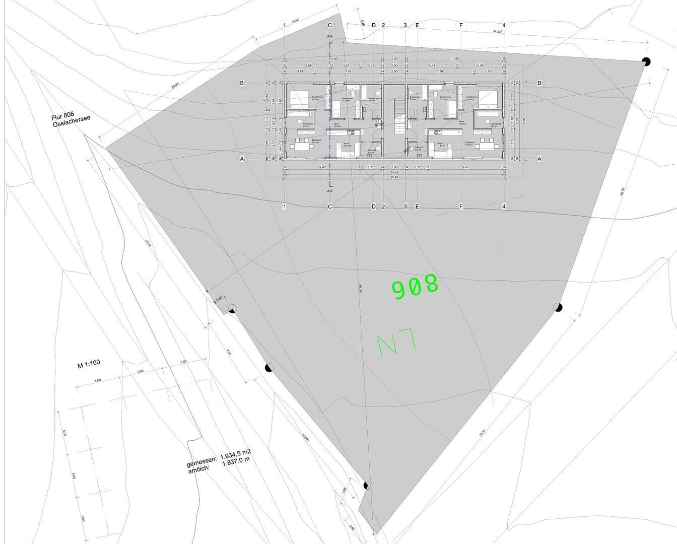 Prodej pozemku 1.837 m², Rappitsch 4, Ossiach, Korutany Prodej pozemku 1.837 m², Rappitsch 4, Ossiach, Korutany