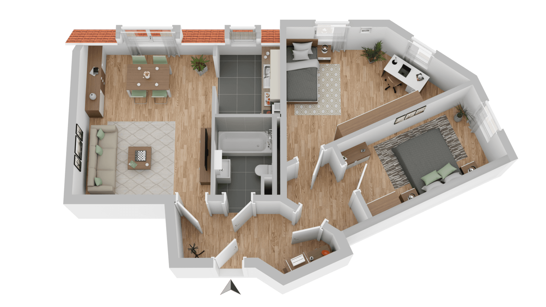 Pronájem bytu 3+1 68 m², Gambrinusstraße 16, Dresden, Sasko Pronájem bytu 3+1 68 m², Gambrinusstraße 16, Dresden, Sasko