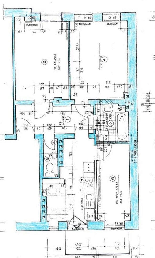Pronájem bytu 3+1 71 m², Rathenaustraße 25, Erfurt, Durynsko Pronájem bytu 3+1 71 m², Rathenaustraße 25, Erfurt, Durynsko