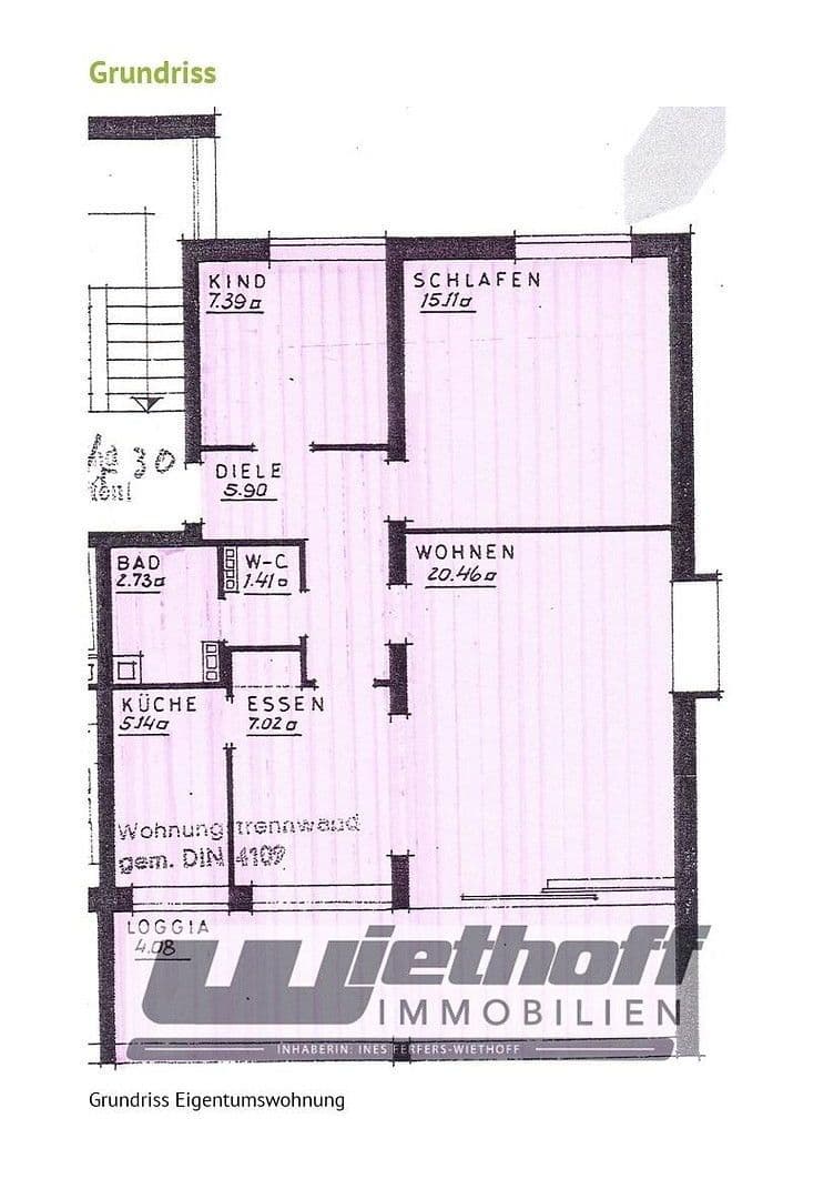 Pronájem bytu 3+kk 73 m², Bonifatiusstraße 30, Dorsten, Severní Porýní-Vestfálsko Pronájem bytu 3+kk 73 m², Bonifatiusstraße 30, Dorsten, Severní Porýní-Vestfálsko