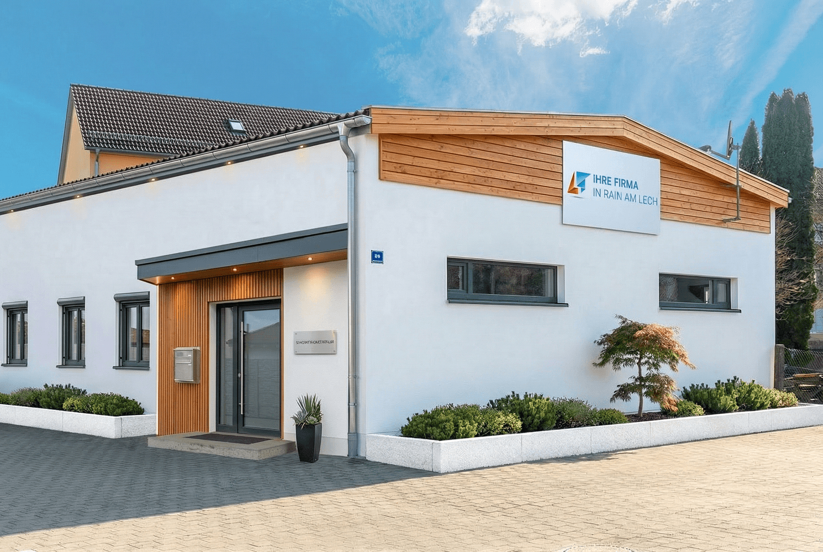 Pronájem kanceláře 150 m², Böhmerwaldstraße 6 A, Rain, Bavorsko Pronájem kanceláře 150 m², Böhmerwaldstraße 6 A, Rain, Bavorsko