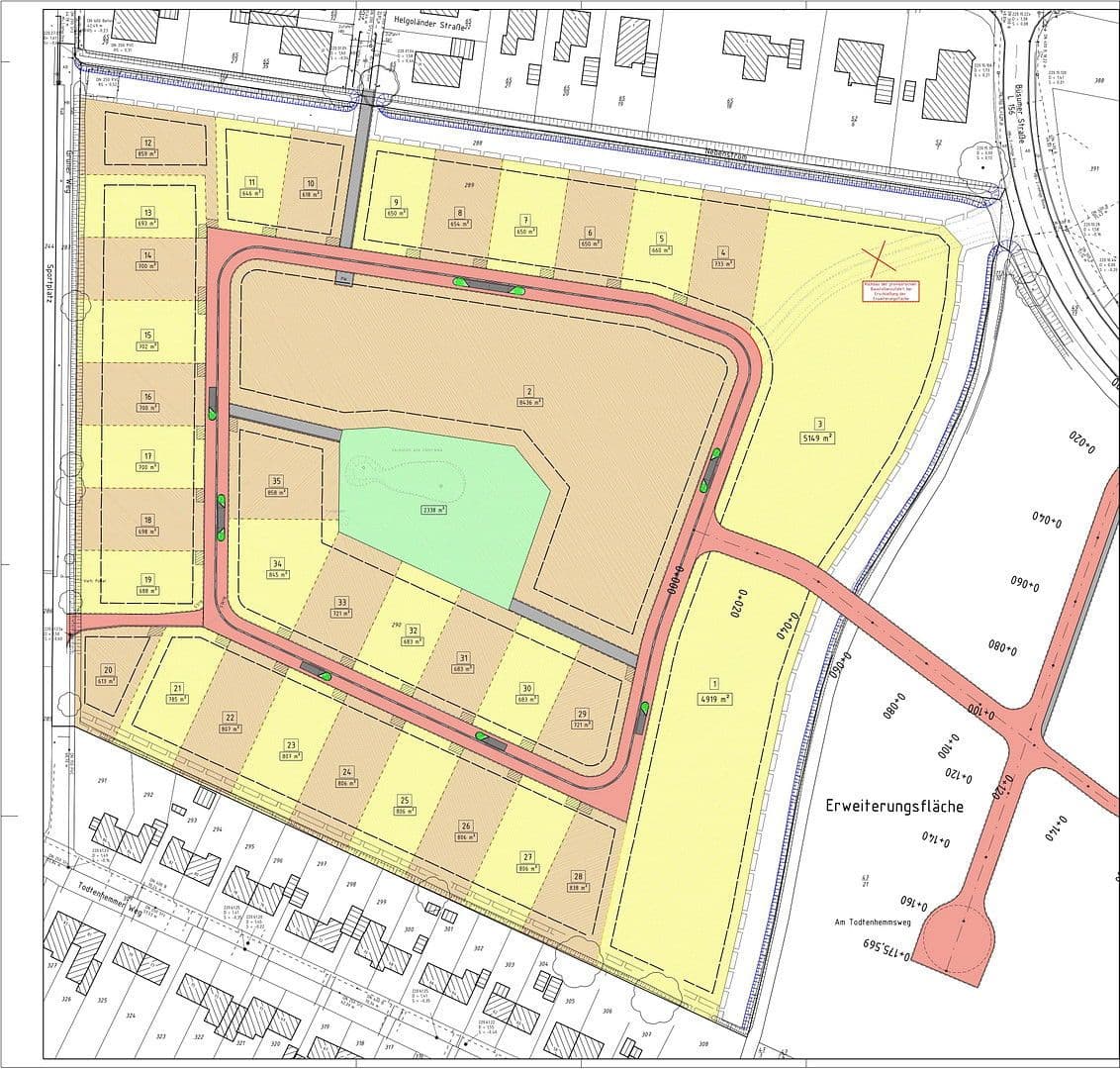 Prodej pozemku 785 m², Sylter Ring, Tellingstedt, Šlesvicko-Holštýnsko Prodej pozemku 785 m², Sylter Ring, Tellingstedt, Šlesvicko-Holštýnsko