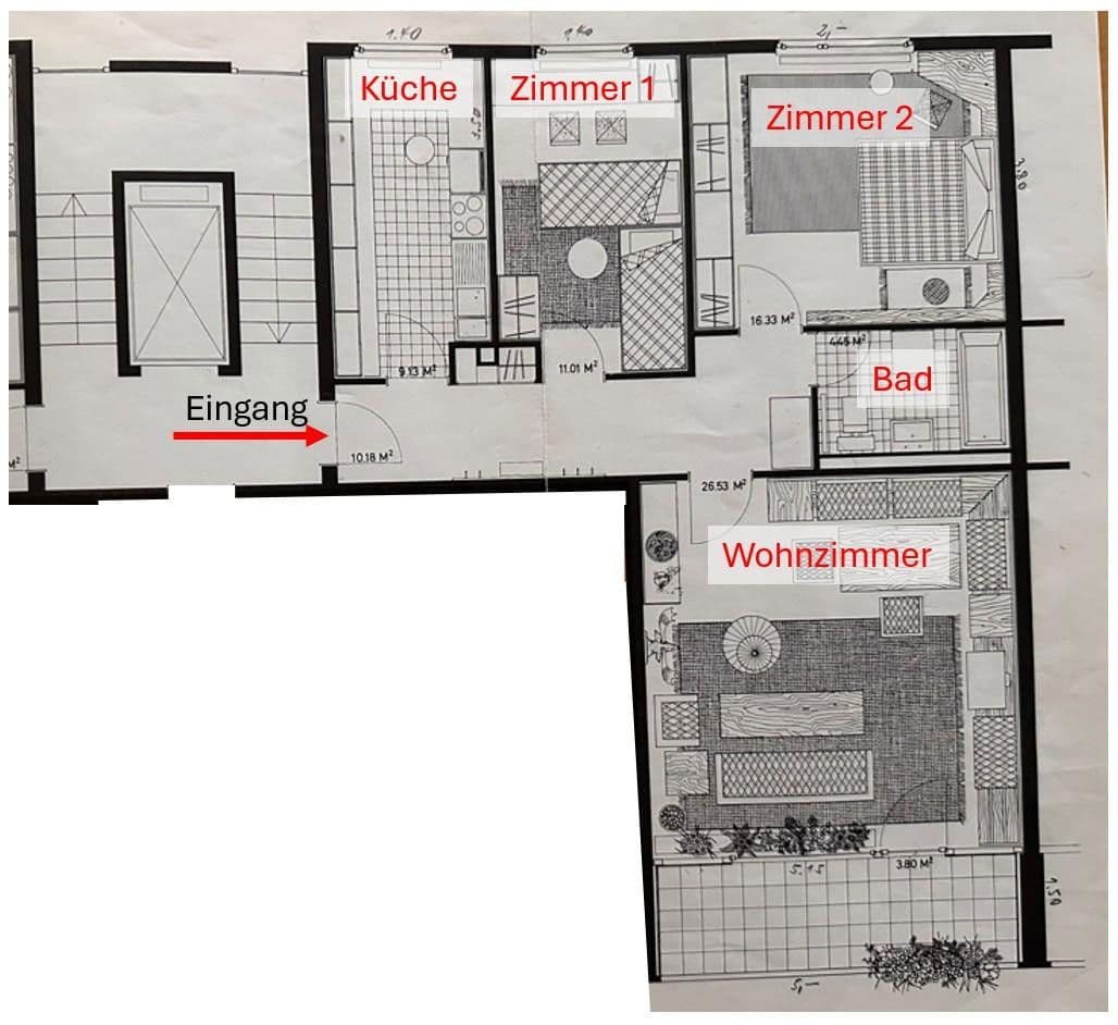 Prodej bytu 3+1 80 m², Sophienstrasse 57a, Karlsruhe, Bádensko-Württembersko Prodej bytu 3+1 80 m², Sophienstrasse 57a, Karlsruhe, Bádensko-Württembersko