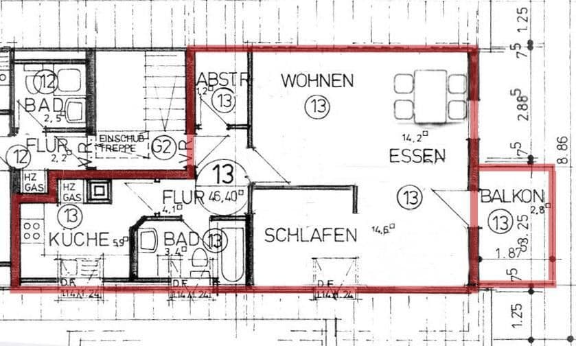 Prodej bytu 1+kk 47 m², Plochingen, Bádensko-Württembersko Prodej bytu 1+kk 47 m², Plochingen, Bádensko-Württembersko