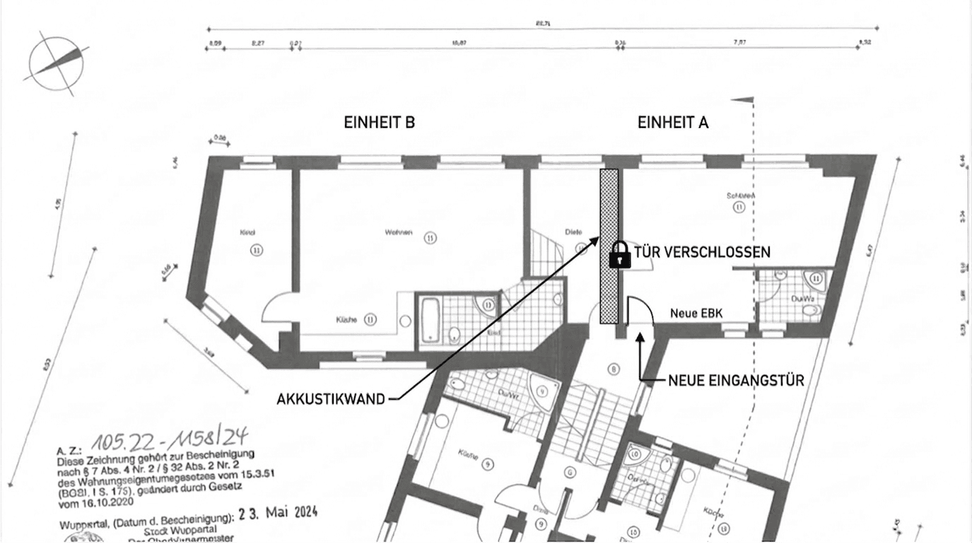 Pronájem bytu 2+1 76 m², Wuppertal, Severní Porýní-Vestfálsko Pronájem bytu 2+1 76 m², Wuppertal, Severní Porýní-Vestfálsko