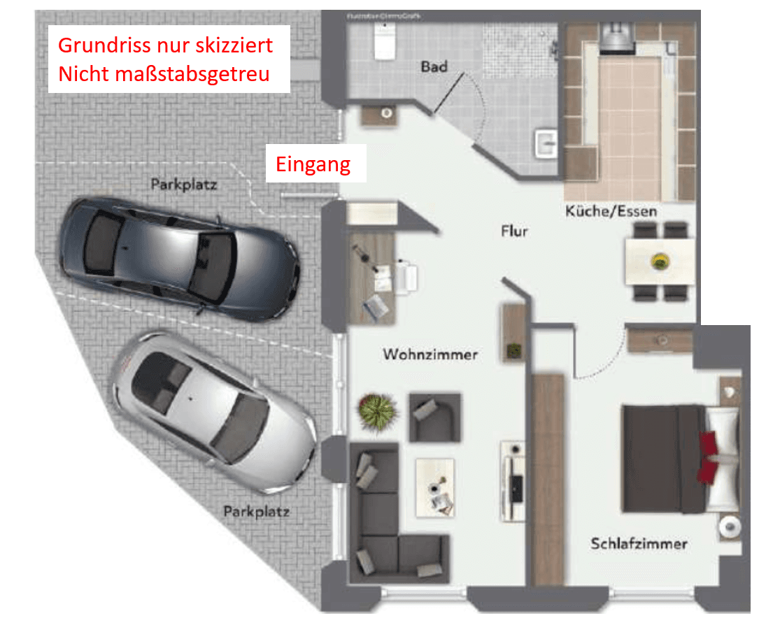 Pronájem bytu 2+1 62 m², Brunnenweg 3, Loßburg, Bádensko-Württembersko Pronájem bytu 2+1 62 m², Brunnenweg 3, Loßburg, Bádensko-Württembersko