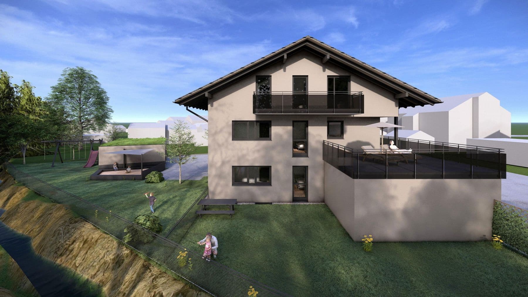 Prodej bytu 3+1 91 m², Holzstraße 4, Raubling, Bavorsko Prodej bytu 3+1 91 m², Holzstraße 4, Raubling, Bavorsko