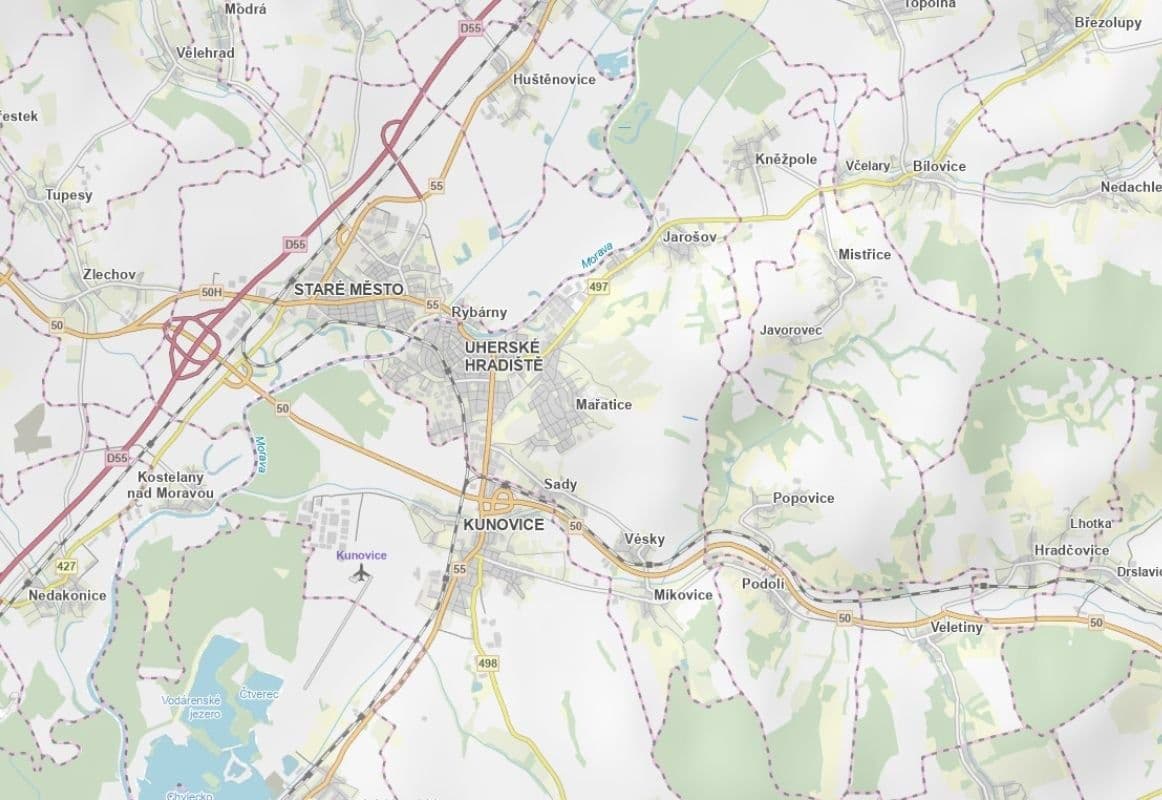 Prodej pozemku 777 m², Uherské Hradiště, Zlínský kraj Prodej pozemku 777 m², Uherské Hradiště, Zlínský kraj