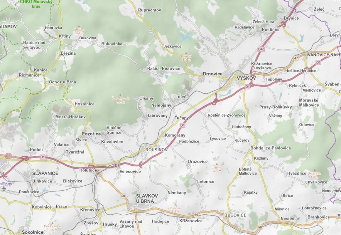 Prodej pozemku 4.100 m², Habrovany, Jihomoravský kraj Prodej pozemku 4.100 m², Habrovany, Jihomoravský kraj