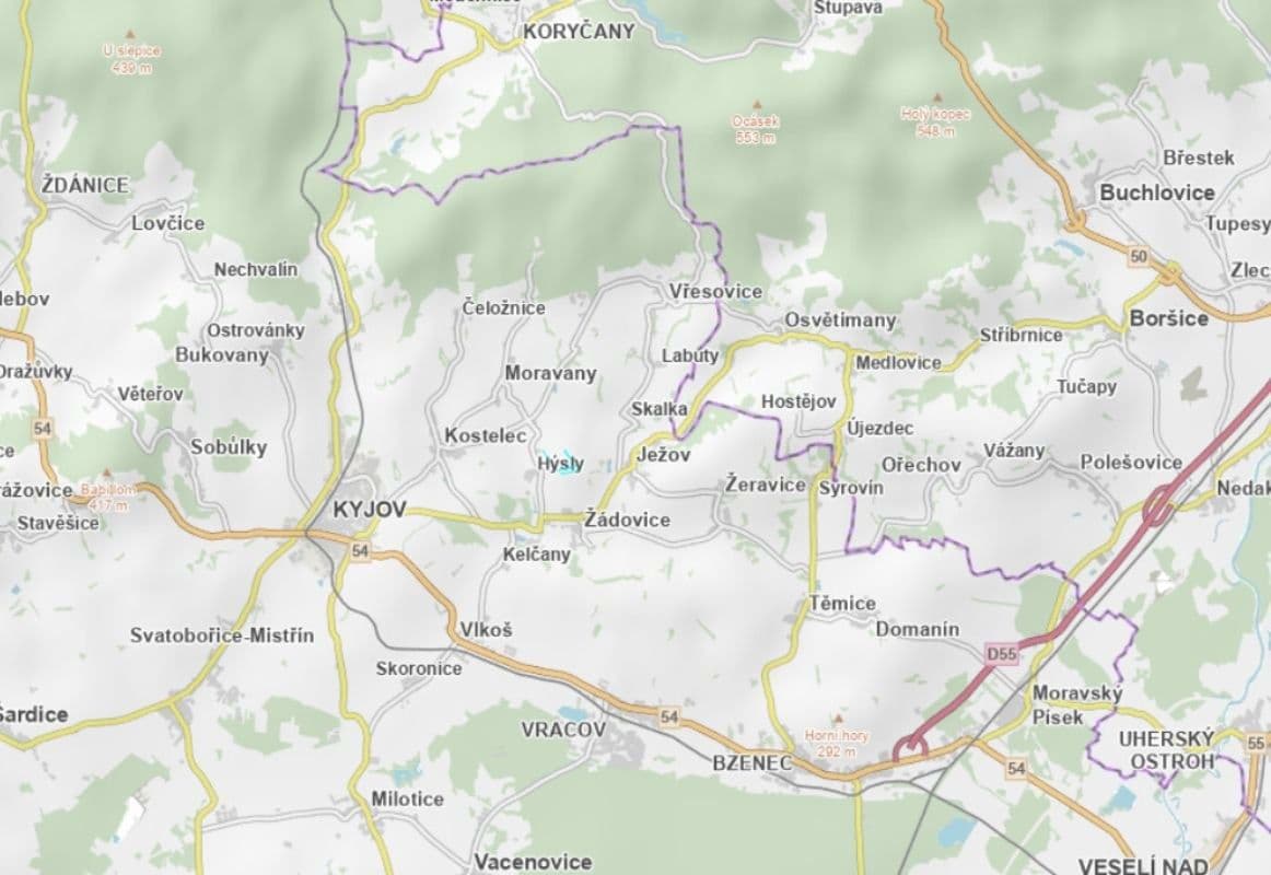 Prodej pozemku 4.039 m², Hýsly, Jihomoravský kraj Prodej pozemku 4.039 m², Hýsly, Jihomoravský kraj