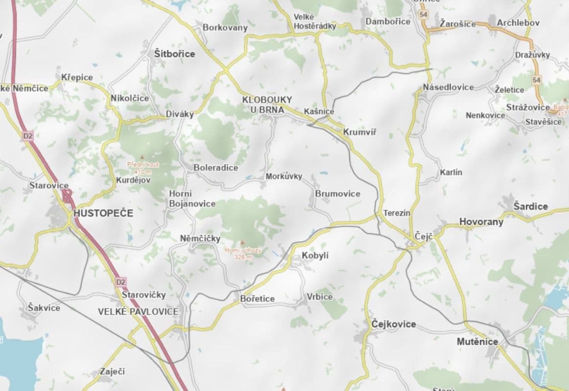 Prodej pozemku 2.106 m², Kobylí, Jihomoravský kraj Prodej pozemku 2.106 m², Kobylí, Jihomoravský kraj