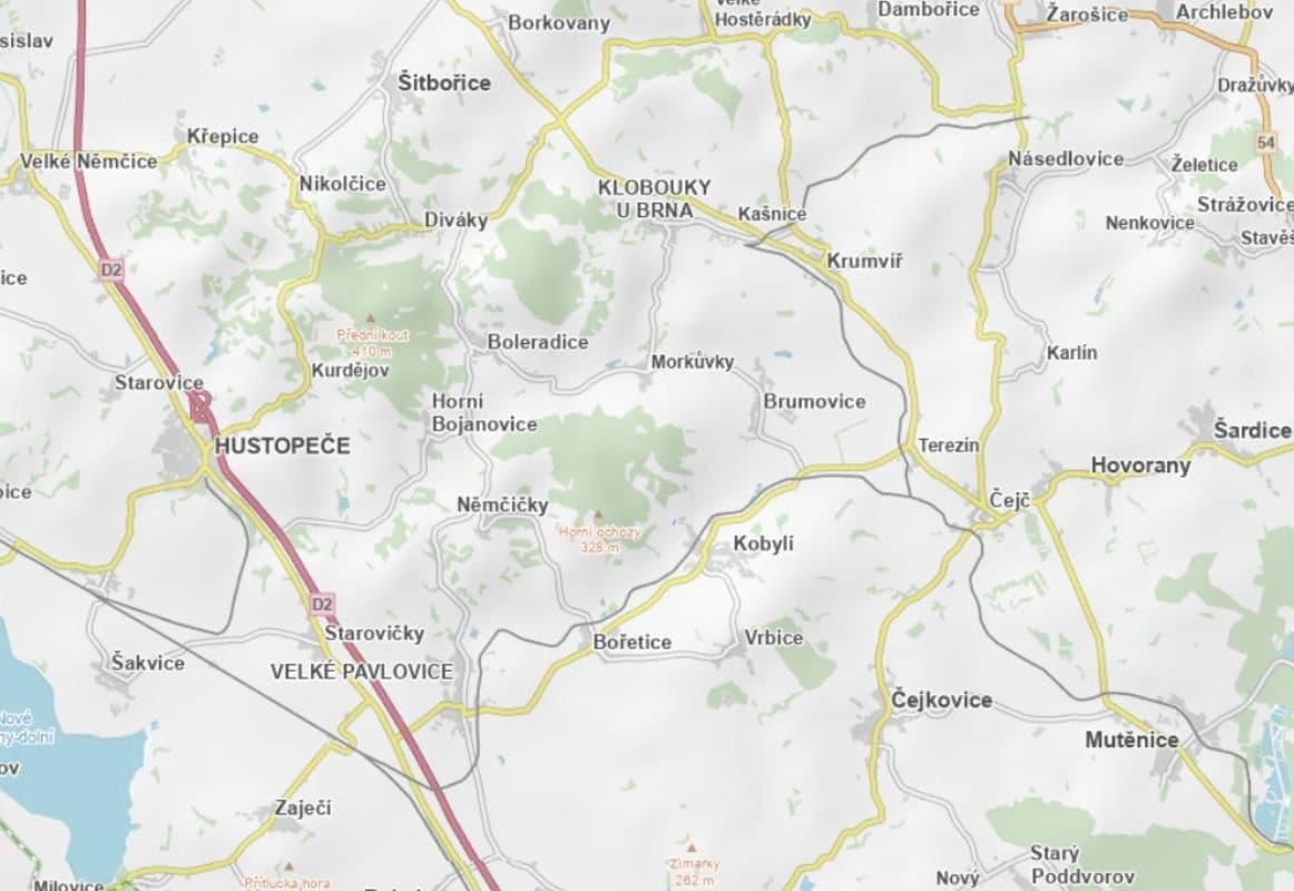 Prodej pozemku 976 m², Kobylí, Jihomoravský kraj Prodej pozemku 976 m², Kobylí, Jihomoravský kraj