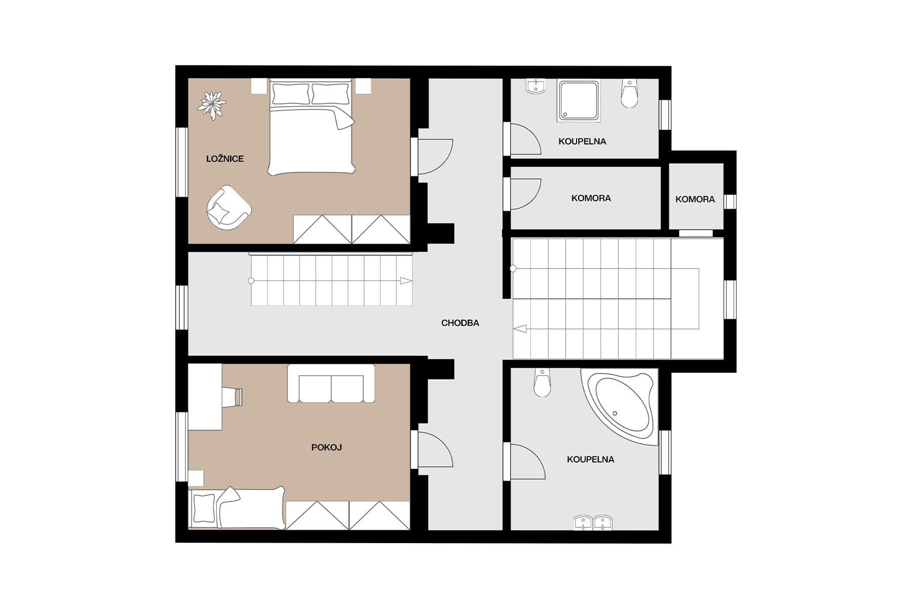 Prodej domu 378 m², pozemek 385 m², Poděbradova, Chomutov, Ústecký kraj Prodej domu 378 m², pozemek 385 m², Poděbradova, Chomutov, Ústecký kraj