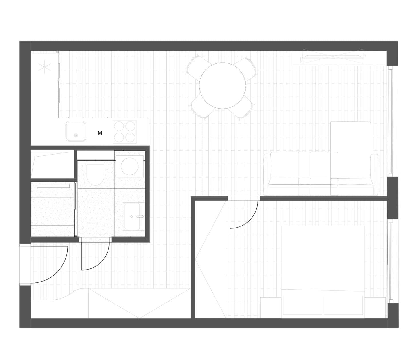 Prodej bytu 2+kk 48 m², Kloboukova, Praha, Praha Prodej bytu 2+kk 48 m², Kloboukova, Praha, Praha