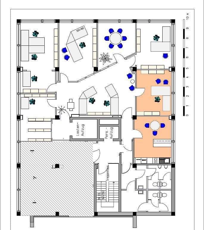 Pronájem kanceláře 154 m², Mengendamm 12, Hannover, Dolní Sasko Pronájem kanceláře 154 m², Mengendamm 12, Hannover, Dolní Sasko