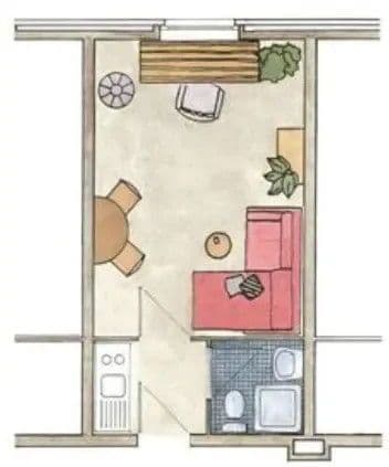 Pronájem bytu 1+1 21 m², Karl-Pawlowski-Straße 3, Bielefeld, Severní Porýní-Vestfálsko Pronájem bytu 1+1 21 m², Karl-Pawlowski-Straße 3, Bielefeld, Severní Porýní-Vestfálsko