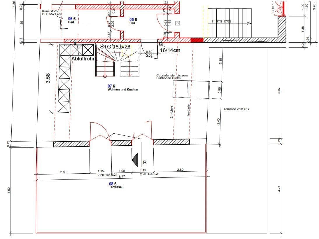 Pronájem bytu 2+1 57 m², Am Zehnt 9, Sinsheim, Bádensko-Württembersko Pronájem bytu 2+1 57 m², Am Zehnt 9, Sinsheim, Bádensko-Württembersko
