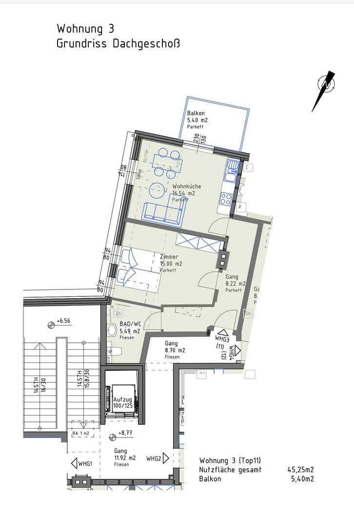 Pronájem bytu 2+1 46 m², Bahnstrasse 36, Bad Vöslau, Dolní Rakousko Pronájem bytu 2+1 46 m², Bahnstrasse 36, Bad Vöslau, Dolní Rakousko