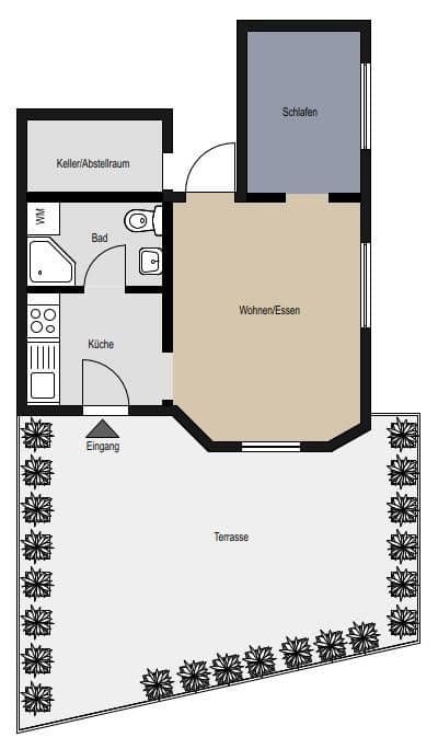 Prodej bytu 2+1 41 m², Stuttgart, Bádensko-Württembersko Prodej bytu 2+1 41 m², Stuttgart, Bádensko-Württembersko