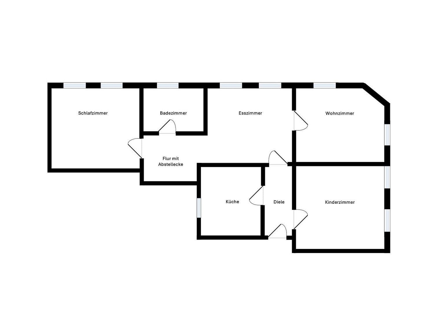 Pronájem bytu 4+1 85 m², Dessau-Roßlau, Sasko-Anhaltsko Pronájem bytu 4+1 85 m², Dessau-Roßlau, Sasko-Anhaltsko
