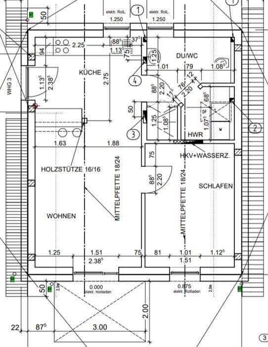 Pronájem bytu 2+1 50 m², Westheimer Straße 3 b, Hofgeismar, Hessen Pronájem bytu 2+1 50 m², Westheimer Straße 3 b, Hofgeismar, Hessen