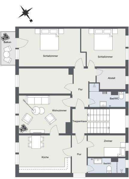 Pronájem bytu 5+1 100 m², Nordring 6, 02899 Ostritz, Ostritz, Sasko Pronájem bytu 5+1 100 m², Nordring 6, 02899 Ostritz, Ostritz, Sasko