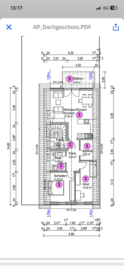 Pronájem bytu 3+kk 65 m², Schillerstraße 32, Eislingen/Fils, Bádensko-Württembersko Pronájem bytu 3+kk 65 m², Schillerstraße 32, Eislingen/Fils, Bádensko-Württembersko