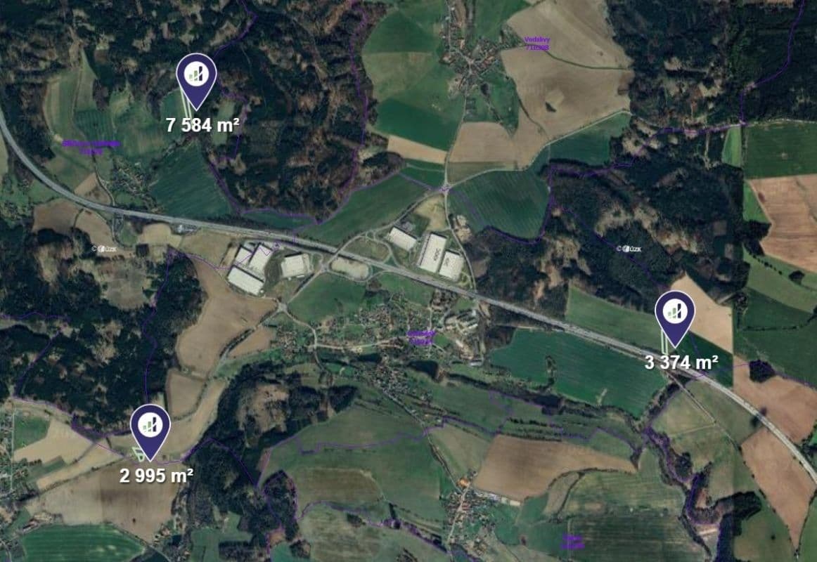 Prodej pozemku 11.254 m², Ostředek, Středočeský kraj Prodej pozemku 11.254 m², Ostředek, Středočeský kraj