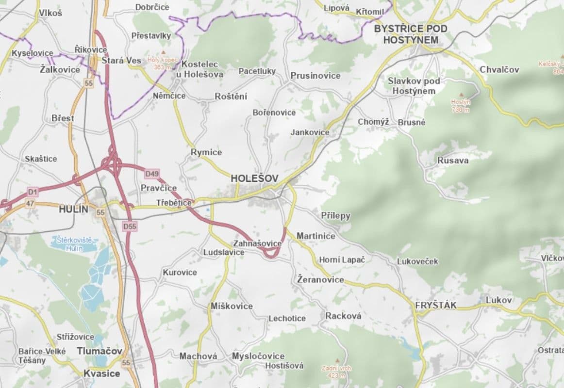 Prodej pozemku 4.495 m², Třebětice, Zlínský kraj Prodej pozemku 4.495 m², Třebětice, Zlínský kraj