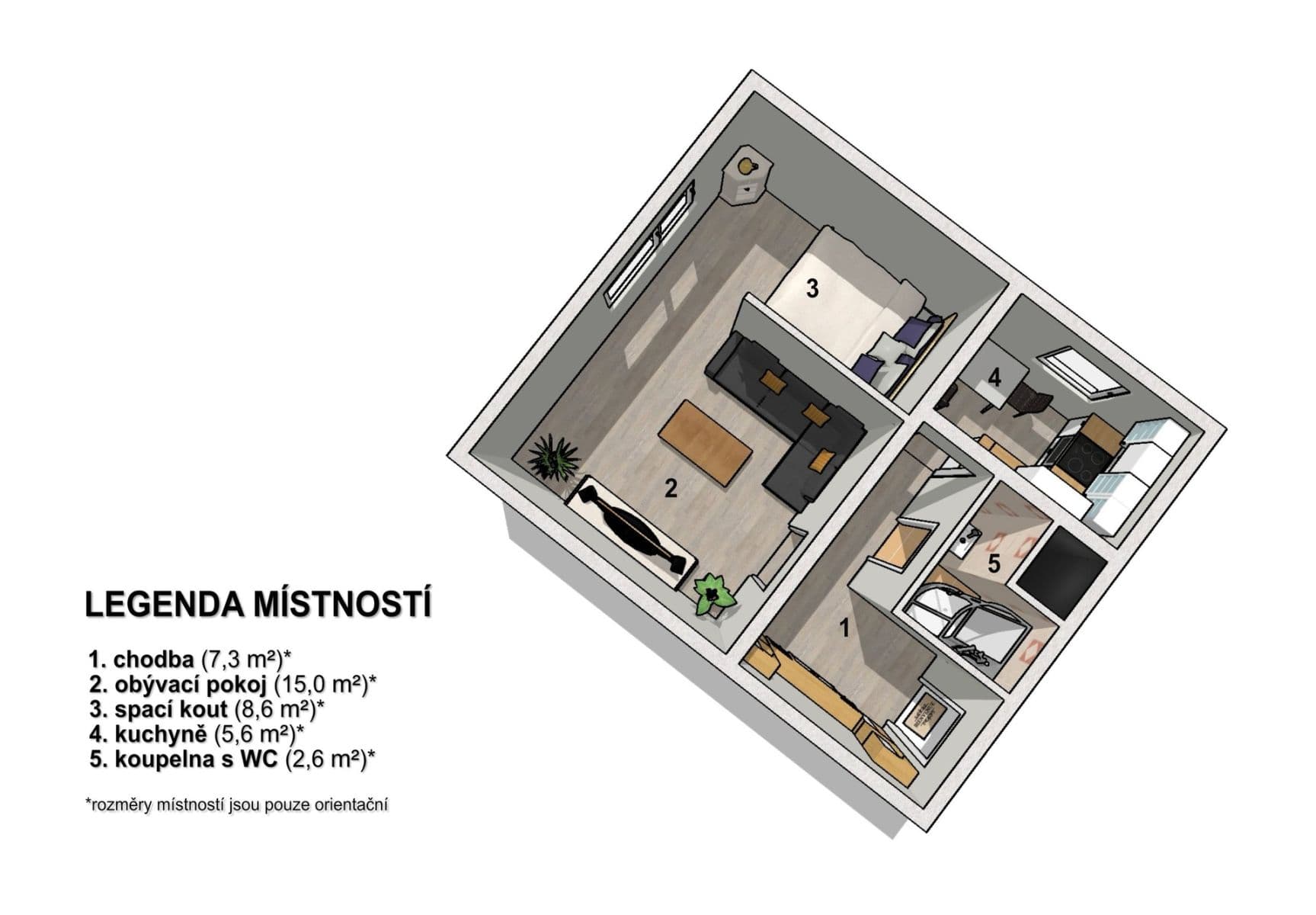 Prodej bytu 2+1 41 m², Bezová, Liberec, Liberecký kraj Prodej bytu 2+1 41 m², Bezová, Liberec, Liberecký kraj