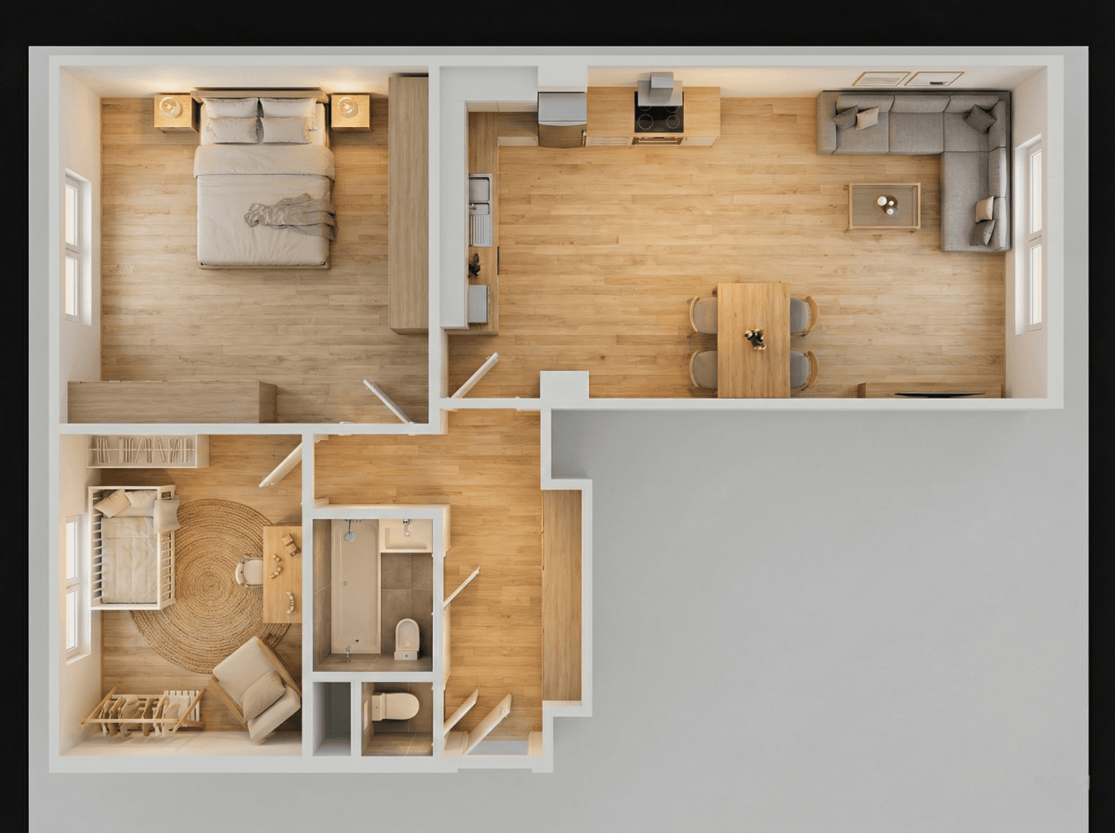 Pronájem bytu 3+kk 54 m², Zelenečská, Praha, Praha Pronájem bytu 3+kk 54 m², Zelenečská, Praha, Praha
