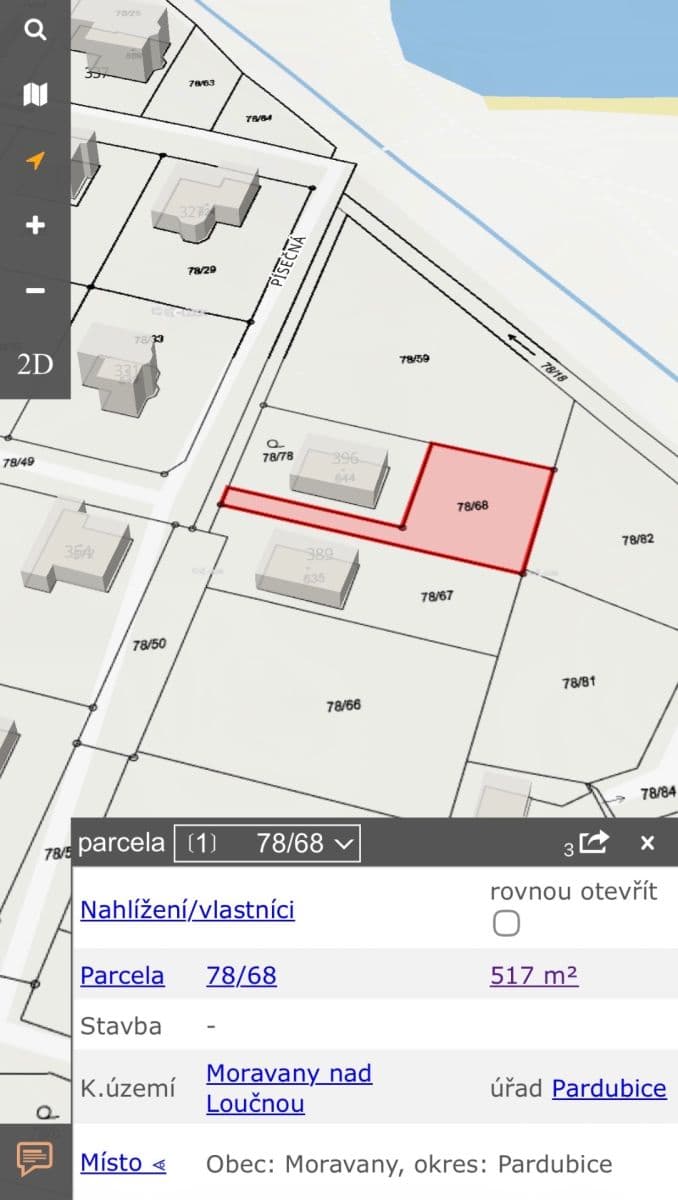 Prodej pozemku 517 m², Moravany, Pardubický kraj Prodej pozemku 517 m², Moravany, Pardubický kraj